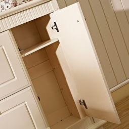 德邦尚品 白色人造板密度板 纤维板框架结构翻转翻开门单开门田园 鞋柜价格,图片,品牌信息 齐家网产品库