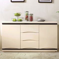 板式餐边柜设计 从人造板效果到细木工板定制